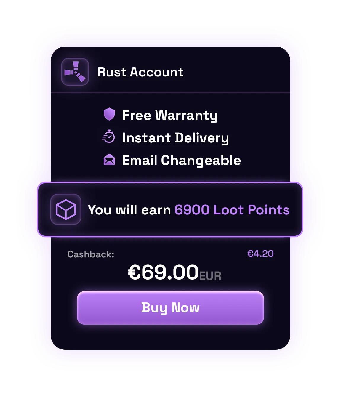 Buy Rust Accounts Instant Delivery 1v9
